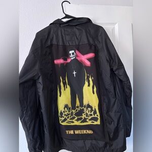 XO Starboy Legend of the Fall Tour black coach jacket